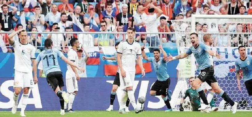 乌拉圭爆冷淘汰哥伦比亚,晋级美洲杯八强 乌拉圭爆冷淘汰哥伦比亚,晋级美洲杯八强